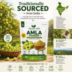 Polvo de Amla Orgánico - Complemento de Vitamina C Natural para Inmunidad y Cabello - 227 g