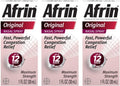 Afrin Original Máxima Potencia Spray Nasal 12 Horas - 3 botellas de 30 ml c/u