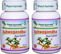 Planet Ayurveda Ashwagandha, cápsulas vegetales de 500mg - 2 botellas