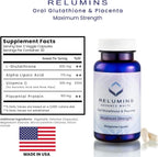 Relumins Advanced Skin Supplement Set - L-Glutathione Complex, Vitamin C and Antioxidants - Nourishing Formula for Healthy Skin - 30-Day Supply