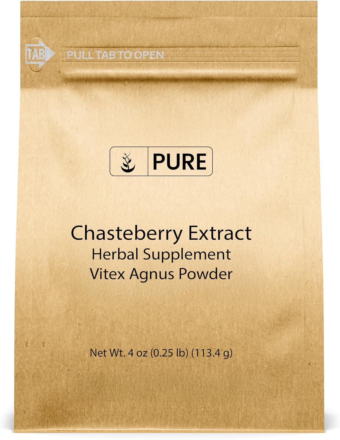 PURE ORIGINAL INGREDIENTS Extracto de Sauzgatillo (1lb) Vitex Agnus-Castus, No-GMO