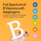 NANOWELL B Complex Premium - Complejo B con Adaptógenos - 60 Cápsulas