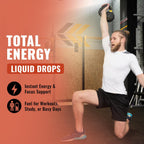 Total Nutra Extra Strength Liquid B12 Vitamin Drops - Complejo B Líquido con B12, B6, B3 - 118 ml