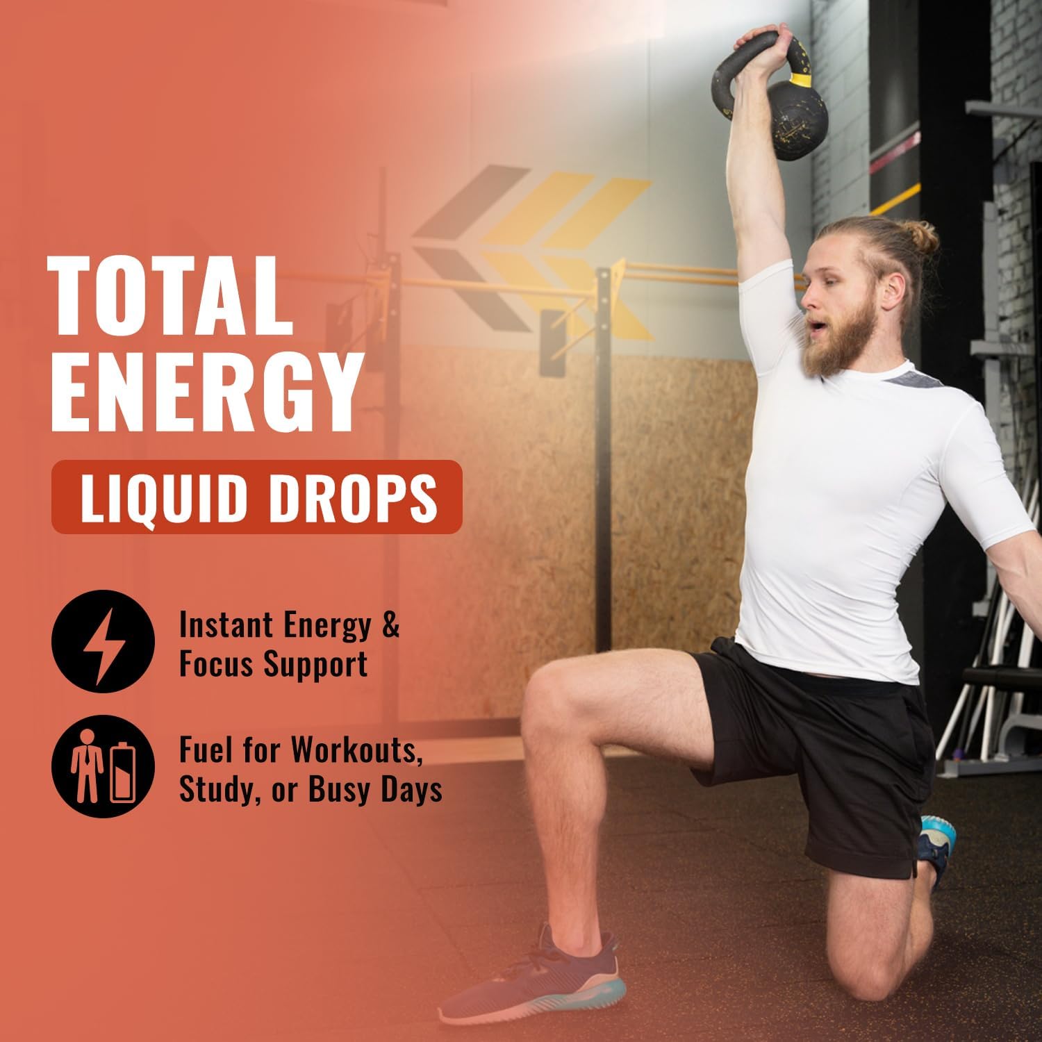 Total Nutra Extra Strength Liquid B12 Vitamin Drops - Complejo B Líquido con B12, B6, B3 - 118 ml