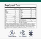 Metagenics MetaKids Nutrition Powder - Multivitamínico infantil en polvo con prebióticos, DHA y proteína - Chocolate - 406 g