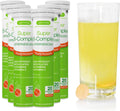 Igennus Super B-Complex Líquido Efervescente, Metilado, Sin Cafeína, Sin Azúcar, Sabor Naranja, Vegano, 120 Comprimidos
