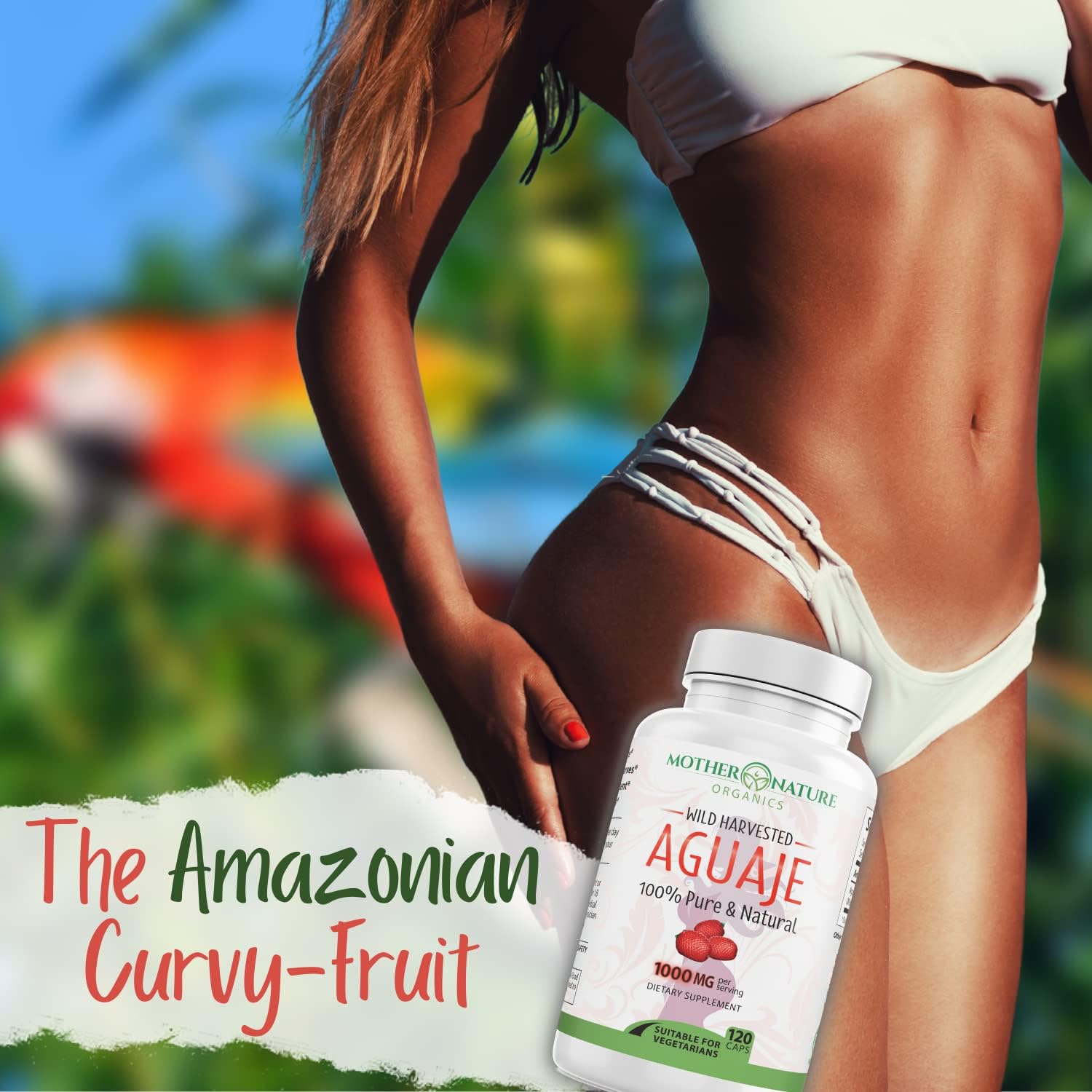 Aguaje Curves Cápsulas para Mujer 1000mg con Maca Roja y Cohosh Negro