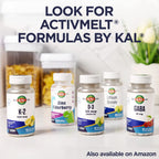 KAL Calcio Vitamina D-3 ActivMix, Polvo de Calcio, Lactato y Gluconato de Calcio Biodisponible, Sin Sabor, Sin Gluten, 31 Dosis, 10.9 oz