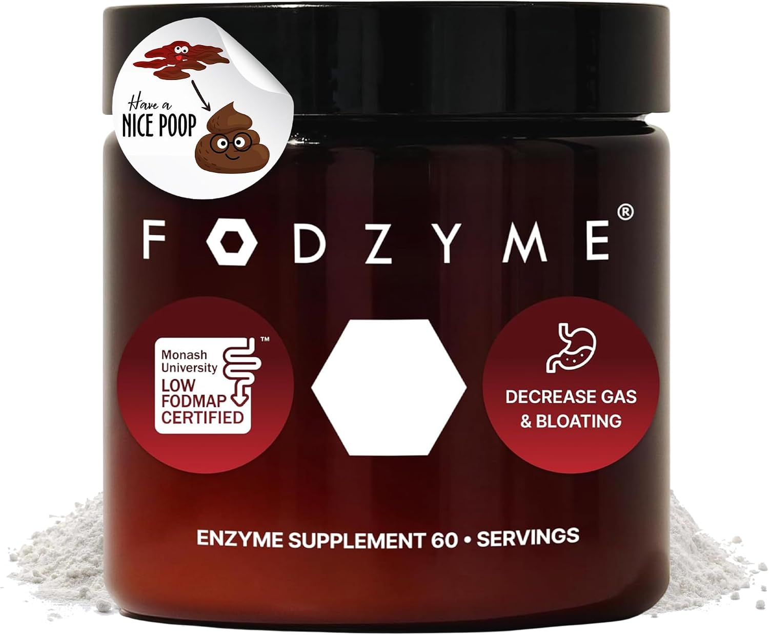 FODZYME® Enzimas Digestivas On-The-Go para la Salud Digestiva, 30 Dosis