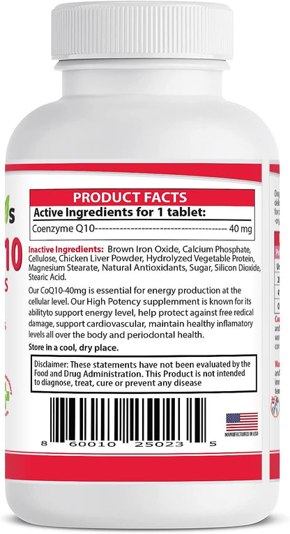 Coenzima Q10 para Perros – Ubiquinol 40mg – Proteger contra el daño oxidativo: como antioxidante, el ubiquinol – Image 3