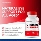 Vision Support Capsules – Suplemento Avanzado para la Salud Visual (60 Cápsulas)