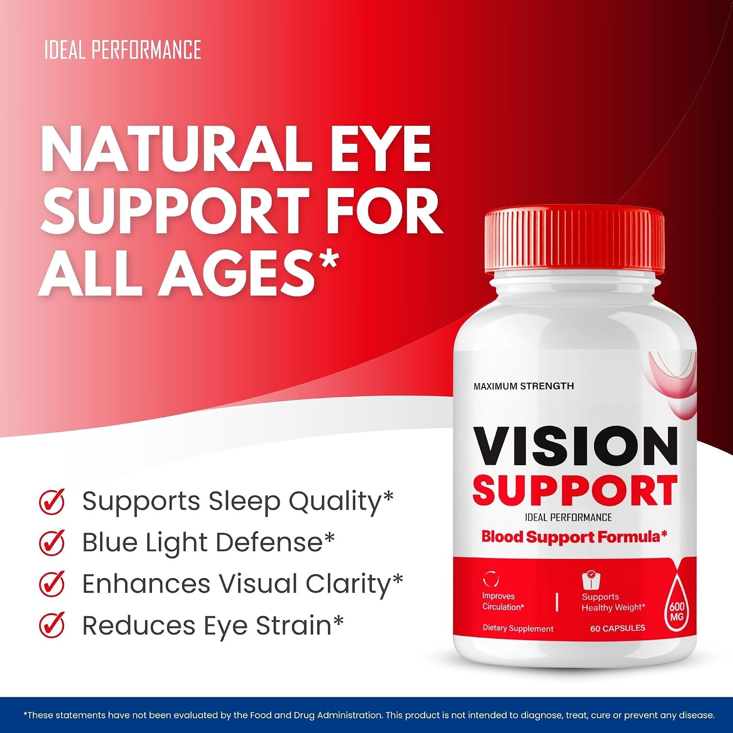 Vision Support Capsules – Suplemento Avanzado para la Salud Visual (60 Cápsulas)