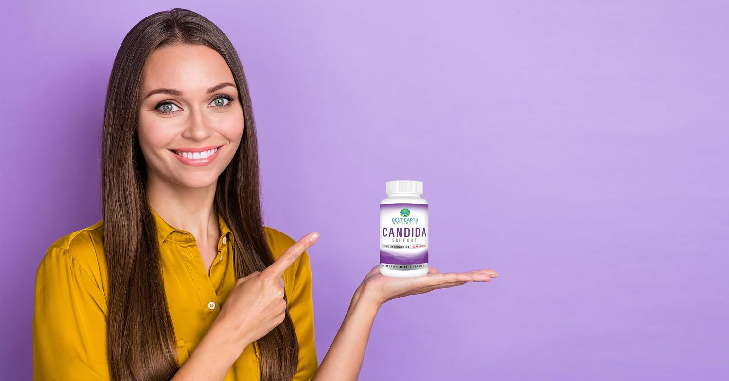 Best Earth Naturals Candida Support Supplement - 60 Cápsulas