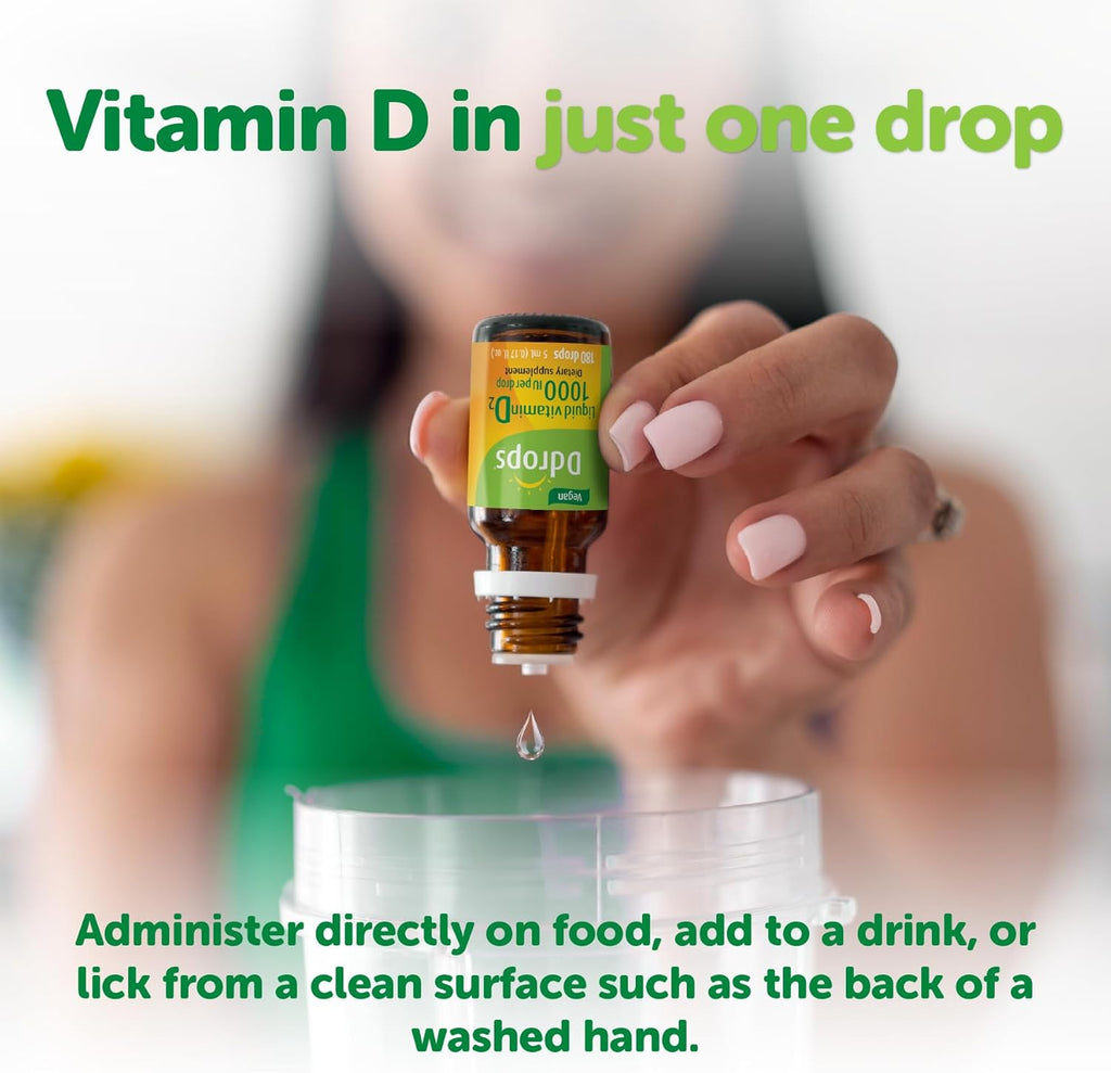 Ddrops Vitamina D2 Vegana 1000 UI - 180 Gotas