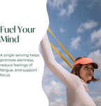 PURE Focus + Energy Mezcla para Bebida | Cafeína Natural y Antioxidantes | Apoya la Alerta y Energía | Sin Azúcar | 269 g | Sabor Sandía