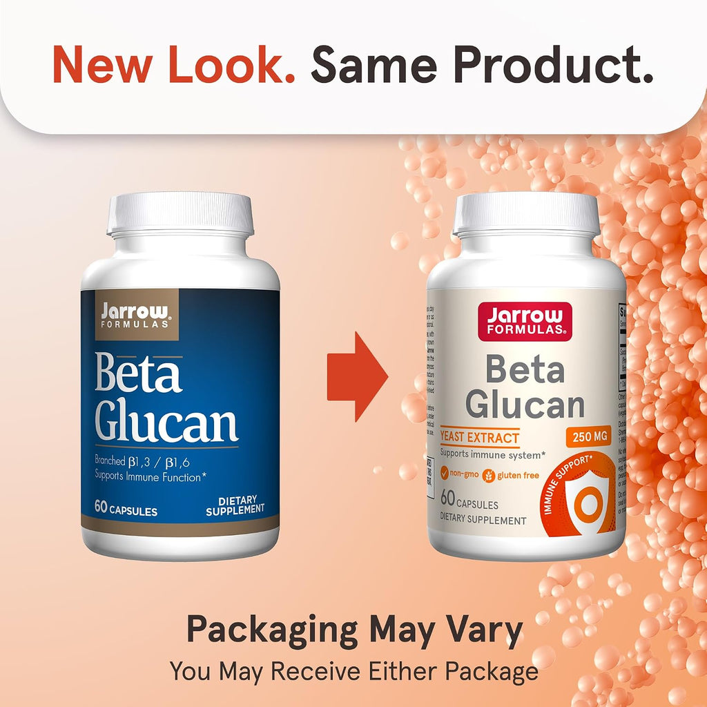 Jarrow Formulas Beta Glucan, 60 Cápsulas - Suplemento para el Sistema Inmunitario