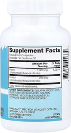Vitacost Niacina sin Rubor, 100 Cápsulas (500 mg por Cápsula)