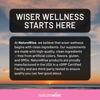 NatureWise Vitamina para Cabello, Piel y Uñas, Biotina 5000mcg con Ácido Hialurónico, Colágeno, Vitaminas C, Complejo B, D3, A, E y Hierro - No OGM, Sin Gluten - 270 Cápsulas Blandas (Suministro para 3 Meses)