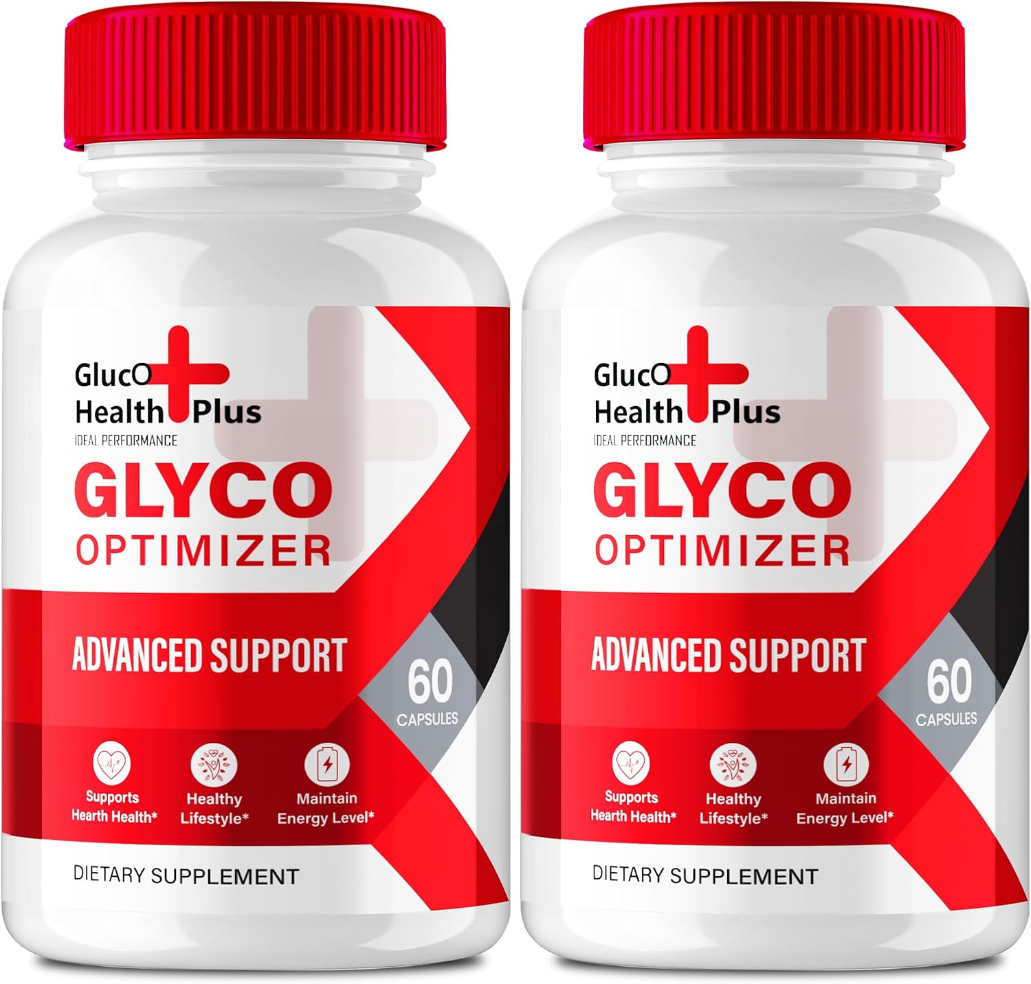 Gluco Health Plus Blood Formula Support - Cápsulas (2 Envases)