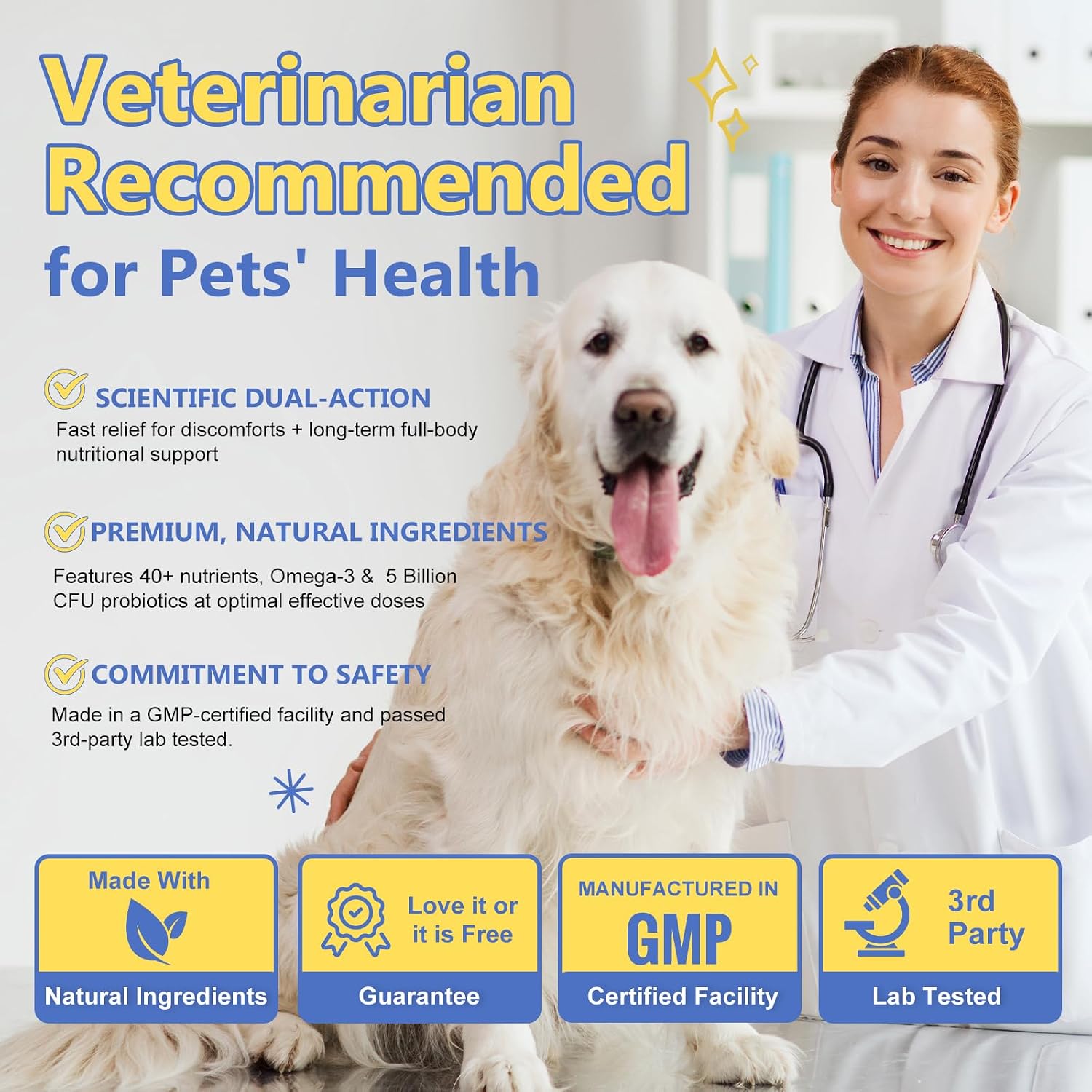 NATURE TARGET Multivitamínico para Perros, 12 en 1, Liofilizado, Sabor Pollo - 120 Unidades