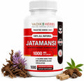 Vadik Herbs Jatamansi Cápsulas 1000mg – Raíz Orgánica de Jatamansi (Nardostachys jatamansi) – Hierba Ayurvédica para la Calma, Claridad y Sueño Reparador – 100 Cápsulas Vegetales – No Transgénico