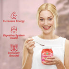 Gel de Musgo Marino 18.5oz - Suplemento Multivitamínico Natural, Sabor Melocotón