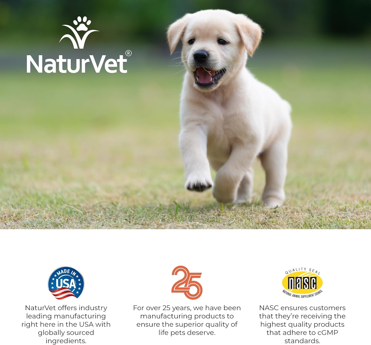 NaturVet VitaPet Multivitamínico Diario para Cachorros con Soporte para el Aliento (70 masticables suaves)