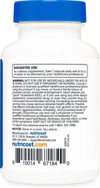 Nutricost DHEA 50mg, 120 Cápsulas - Sin Gluten, Sin Soja, No GMO