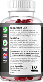 Manhood Plus Gummies para Hombres - 180 Gominolas (3 Meses)