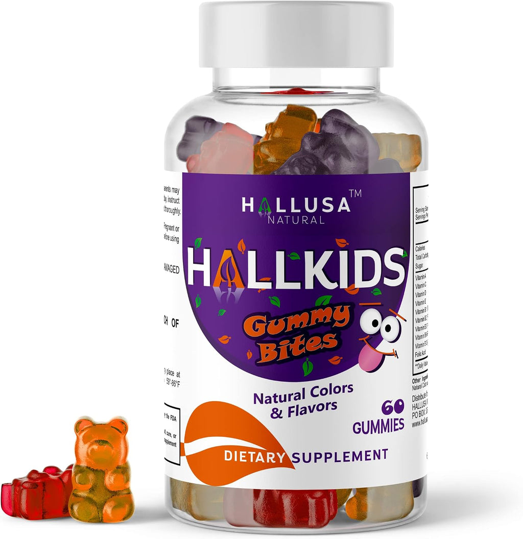 Hallusa Natural Multivitaminas para Niños en Gomitas - 60 Gomitas
