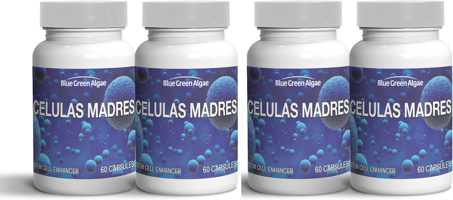 Stem Cell Células Madres - Suplemento Antiedad y Longevidad, 60 Cápsulas Vegetarianas
