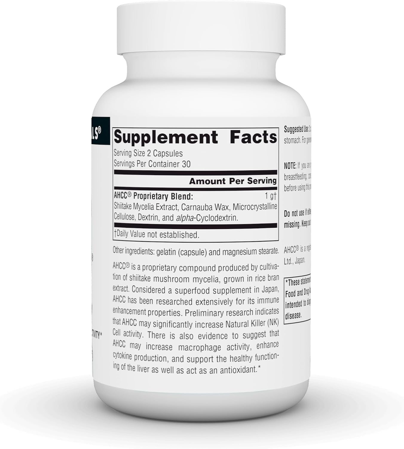 Source Naturals AHCC 500mg – 60 Cápsulas