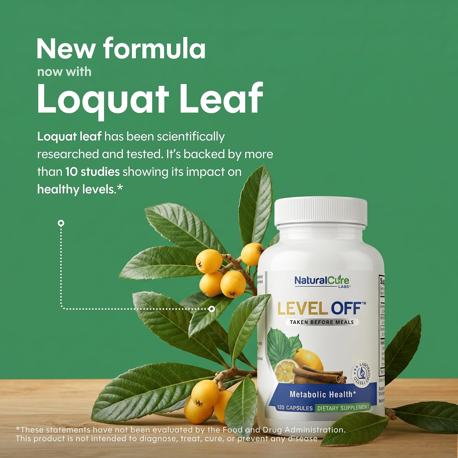 Level Off Suplemento de Apoyo a la Glucosa Postprandial – 120 Cápsulas