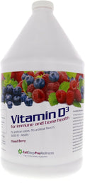 1st Step for Energy Vitamina D3 Líquida Sabor Frutos Rojos Mixtos, 1 Galón (3.78 L)