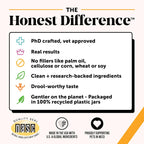 Pet Honesty Masticables para Alergias en Perros - Alivio de Picazón y Apoyo Inmune con Omega 3, Probióticos y Cúrcuma (90 unidades)