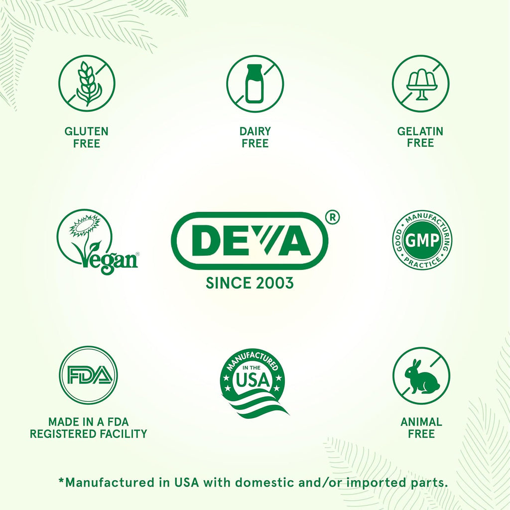 DEVA Nutrition Aceite de Semilla de Calabaza Vegano 500 mg, Prensado en Frío y Sin Refinar - 90 Cápsulas