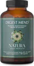 Nat Health Products Digest Mend - Apoyo Digestivo con DGL, Aloe Vera, Malvavisco y Manzanilla (180 Cápsulas)