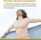 Premier Research Labs L-Theanine Double Strength - Suplemento de L-Teanina Pura 200mg, Apoyo para la Concentración y Energía para Hombres y Mujeres, Aminoácido para la Relajación, para Adultos y Niños - 60 Cápsulas Veganas