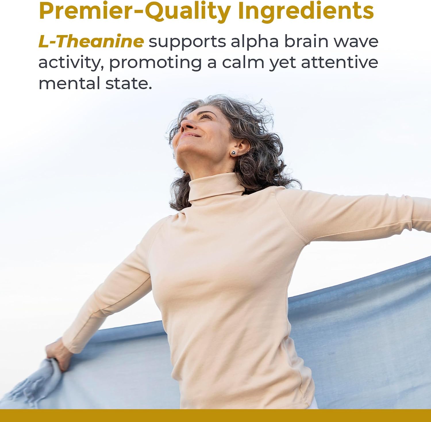Premier Research Labs L-Theanine Double Strength - Suplemento de L-Teanina Pura 200mg, Apoyo para la Concentración y Energía para Hombres y Mujeres, Aminoácido para la Relajación, para Adultos y Niños - 60 Cápsulas Veganas