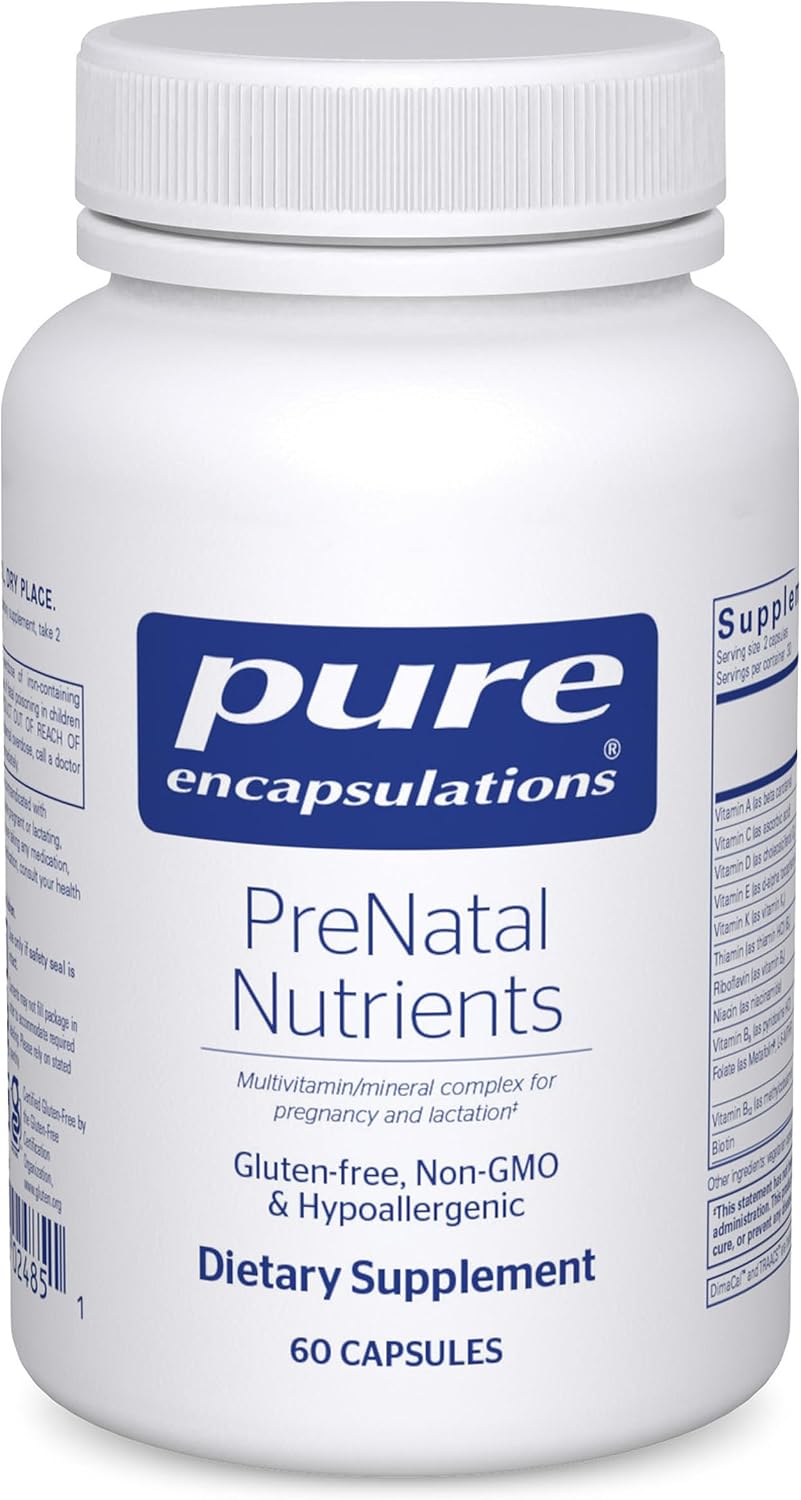 Pure Encapsulations PreNatal Nutrients - Vitaminas Prenatales - 60 Cápsulas