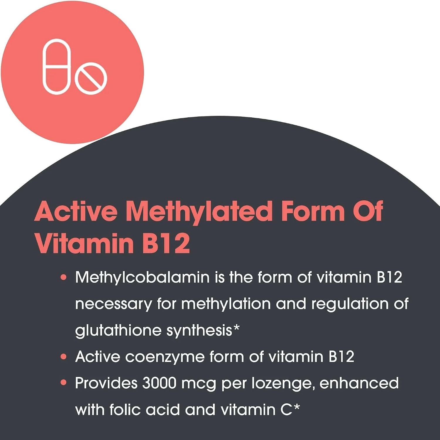 Allergy Research Group NutriCology B12 Methylcobalamin - 50 Tablets