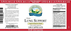 Nature's Sunshine Lung Support, 100 Cápsulas