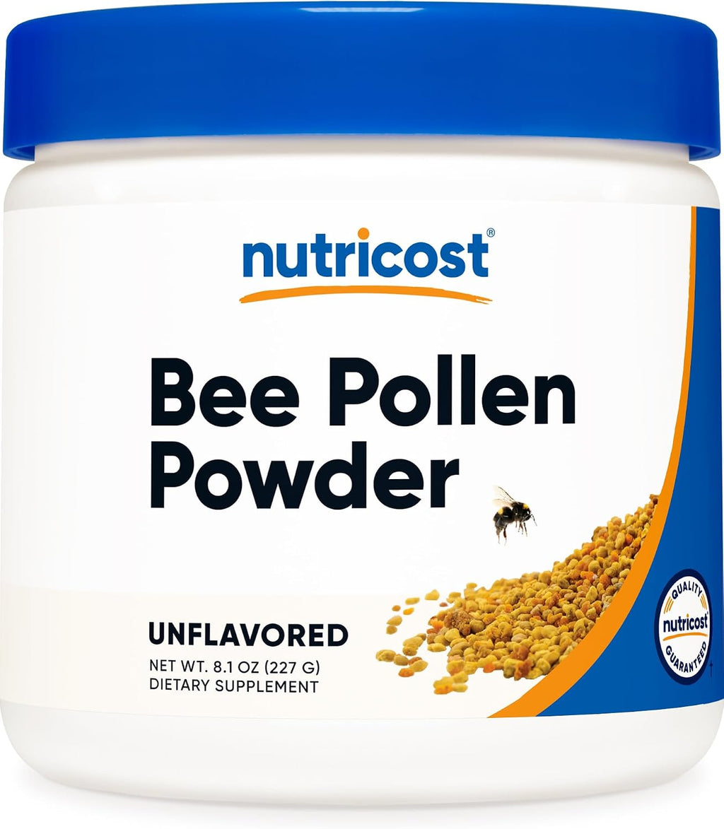 Nutricost Polen de Abeja en Polvo (227 g) - Sin Sabor, Sin Gluten, No GMO, Suplemento Alimenticio Vegetariano