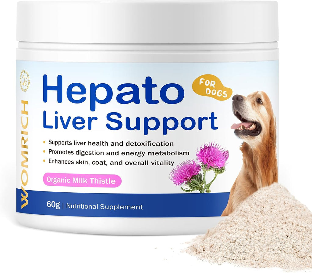 Hepato Liver Support for Dogs – Cardo Mariano con Complejo B (60g)