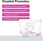 Theralogix Ovasitol Inositol Polvo en Sobres - Suministro para 90 Días - Mioinositol y D-Chiro Inositol - Certificado por NSF - 180 Sobres