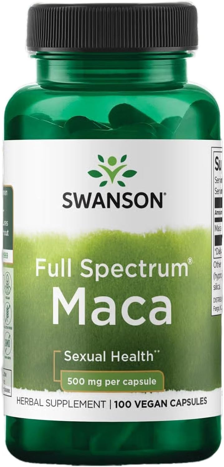 Swanson Maca 500 mg - 100 Capsules