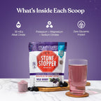Moonstone Stone Stopper Drink Mix, Bayas Silvestres (30 Dosis)