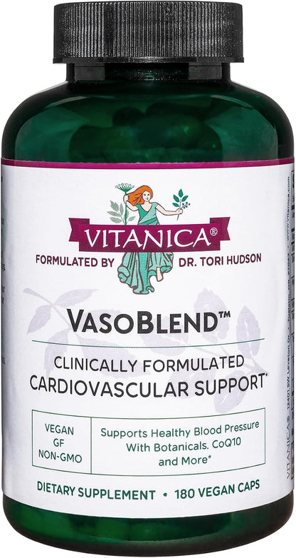 Vitanica VasoBlend, 180 Cápsulas - Apoyo – Confianza experta: Desarrollado por una profesional de la salud con – Image 8