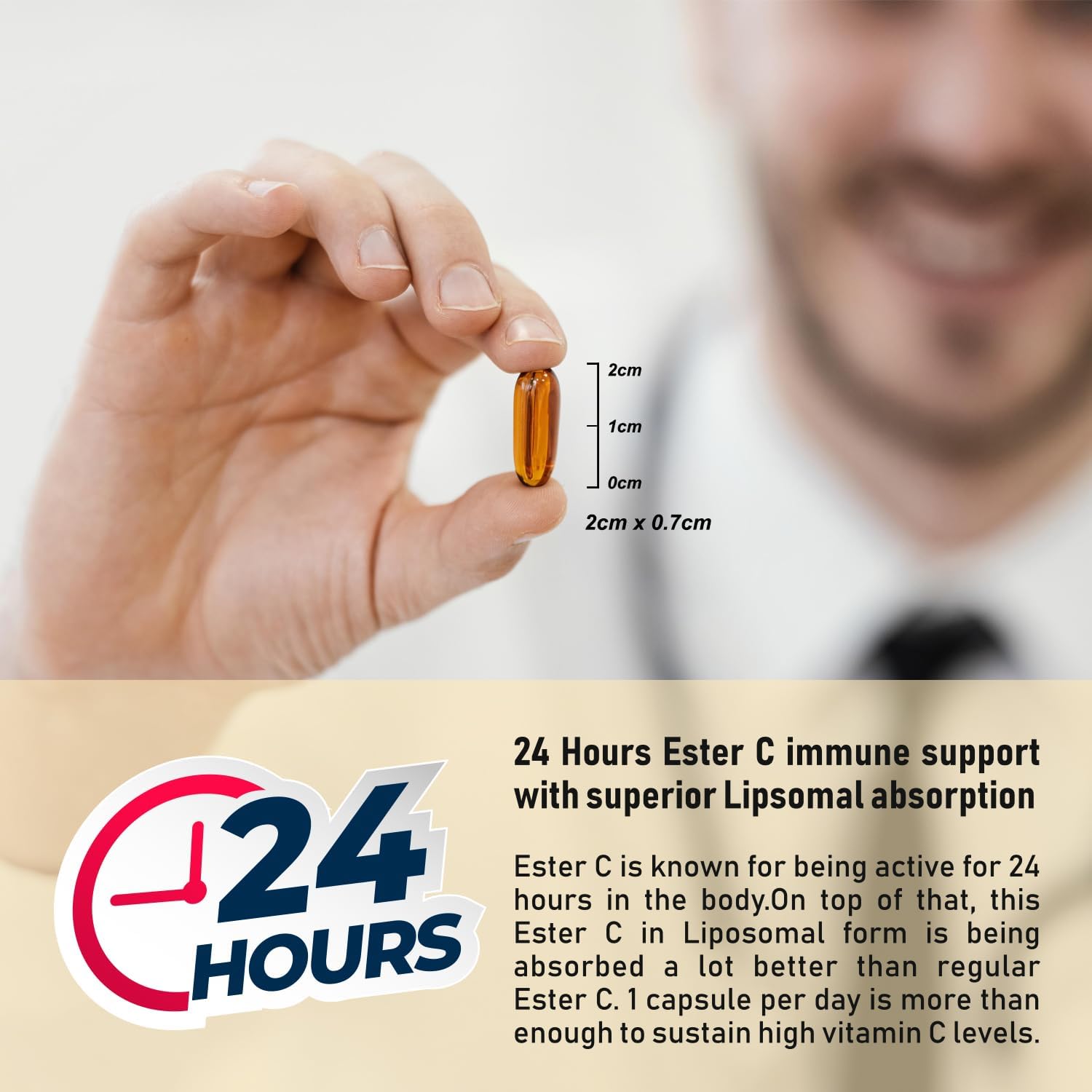 Procapsin Liposomal Ester C – Vitamina C Ester en Forma Liposomal (60 Cápsulas)