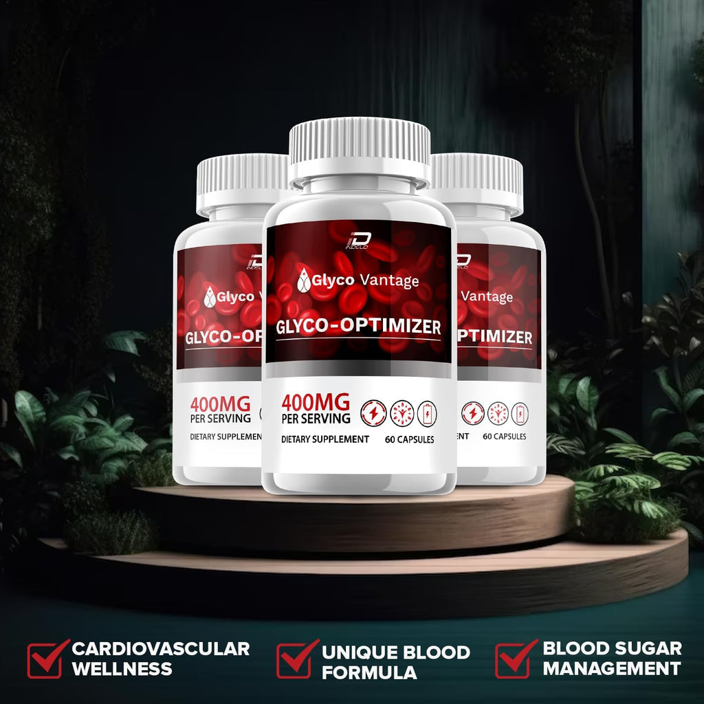 Glyco Vantage Cápsulas - Suplemento Avanzado de Fórmula Natural, 5 Pack (300 Cápsulas)